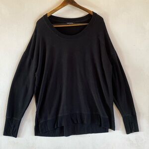 Athleta Black Coaster Luxe Sweatshirt XL